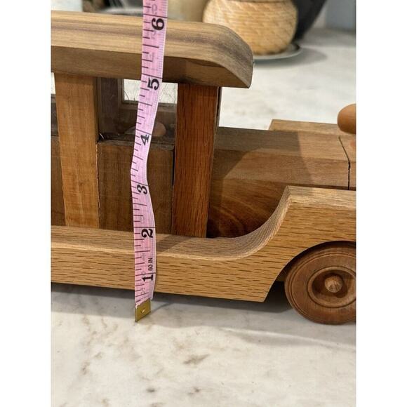 Vintage Handmade Wooden Truck Handcrafted Classic Collectible Boys Room Nursery - Picture 13 of 13